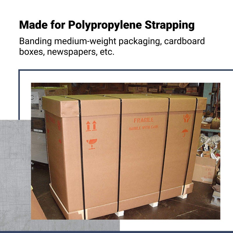 IDL Packaging C-3004 Heavy Duty Sealer & Crimper for 1/2â€ Polypropylene (PP) Strapping - Heat-Treated Durable Tool with Ergonomic Design - Long Handles Mean Less Effort in Closing The Seal - Image 5